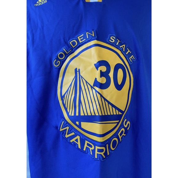 Adidas Golden State Warriors Steph Curry Stitched Jersey Size XL - Picture 6 of 9